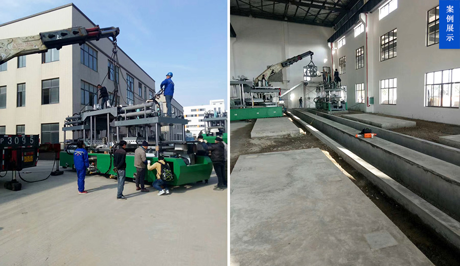 上海界龍實業集團有限公司成型機卸機到位